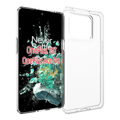 For OnePlus 10T Transparent TPU Shockproof Scratch Resistant Back Cover Phone Case