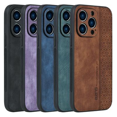 For iPhone 14 Pro Three Dimensional Embossing Drop Proof PU Leather Back Cover Phone Case