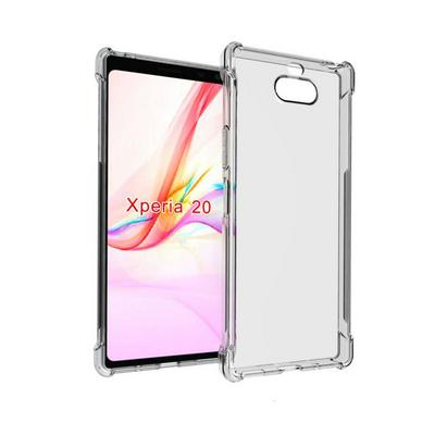 Anti-Fingerprint Non-Slip Waterproof Four Corners Shockproof Transparent Soft TPU Back Cover Protective Case for Sony Xperia 20 
