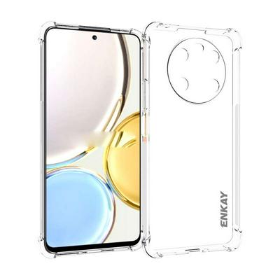 For Honor X9 4G Four Corners Anti-fall Transparent TPU Back Cover Phone Case