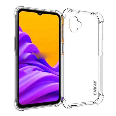 For Samsung Galaxy Xcover 6 Pro Four Corners Anti-fall Transparent TPU Back Cover Phone Case