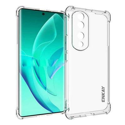 For Honor 70 Pro Four Corners Anti-fall Transparent TPU Back Cover Phone Case