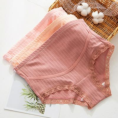 Pregnant Women Underwear Cotton Pregnancy Antibacterial Breathable High Waist Stomach Lift Triangle Pants Postpartum Abdomen