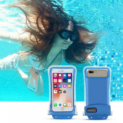 Swimming Diving Touch Screen Automatic Floating Hanging Neck Dust-Proof Airbag Waterproof Bag for Mobile Phone 6 inches and Below