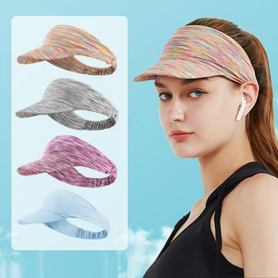 Headband Empty Top Hat Summer Outdoor Sun Protection Women's Breathable Riding Caps