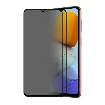 2PCS ENKAY For Samsung Galaxy M23 Straw Hat Prince Anti-Peeping Series 0.26mm 9H 6D Curved Hot-bending Full-screen Cover Tempered Glass Protective Film 