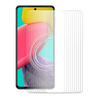 10PCS ENKAY For Samsung Galaxy M23 5G 0.26mm 9H Hardness 2.5D Full Glue Full Screen Anti-fingerprint Tempered Glass Protective Film 