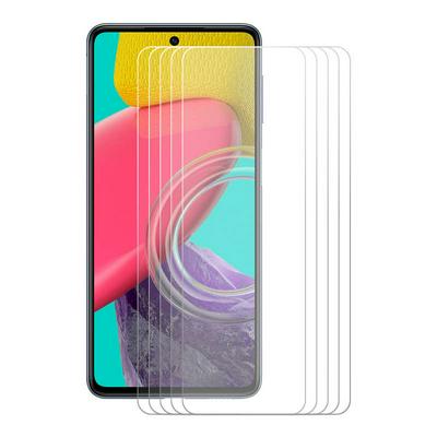 5PCS ENKAY For Samsung Galaxy M23 5G 0.26mm 9H Hardness 2.5D Full Glue Full Screen Anti-fingerprint Tempered Glass Protective Film 