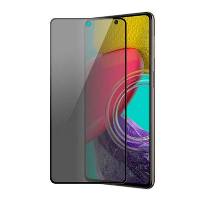 1PCS ENKAY For Samsung Galaxy M53 Straw Hat Prince Anti-Peeping Series 0.26mm 9H 6D Curved Hot-bending Full-screen Cover Tempered Glass Protective Film 