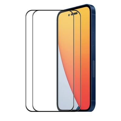 2PCS ENKAY Hat-Prince For iPhone14 Pro Full Screen Coverage 6D Silk Screen Printing Full Glue Film