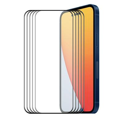 5PCS For iPhone14 Pro ENKAY Hat-Prince Full Screen Coverage 6D Silk Screen Printing Full Glue Film