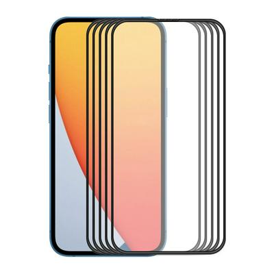 5PCS ENKAY Hat-Prince for iPhone 14 Pro Full Glue Full-screen Airbag Anti-fall Scratch Resistant Tempered Glass Protective Film 