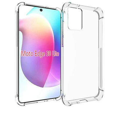 For Motorola Edge 30 Neo Anti-Fingerprint Non-Slip Waterproof Four Corners Shockproof Transparent Soft TPU Back Cover Protective Case