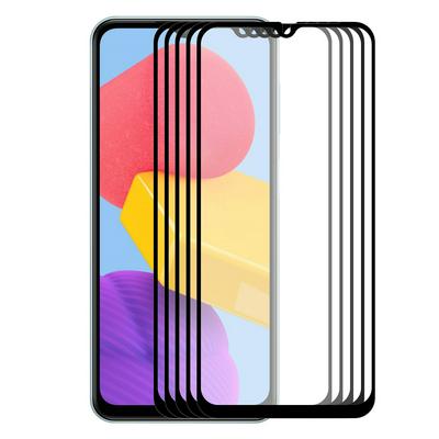 5PCS ENKAY Hat-Prince For Samsung Galaxy M13 5G 0.26mm 9H 2.5D Full Glue Full Cover Tempered Glass Protective Film