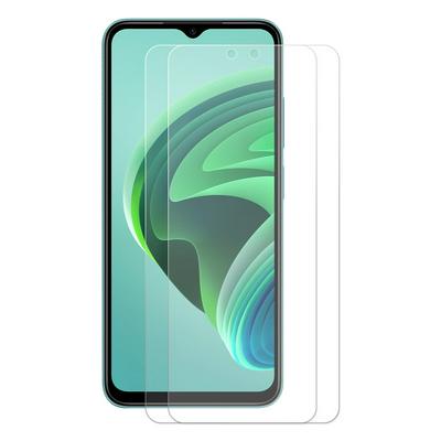 2Pcs ENKAY Hat-Prince For Xiaomi Redmi 10 5G/Note 11E 0.26mm 9H 2.5D Arc Edge Toughened Glass Screen Protector