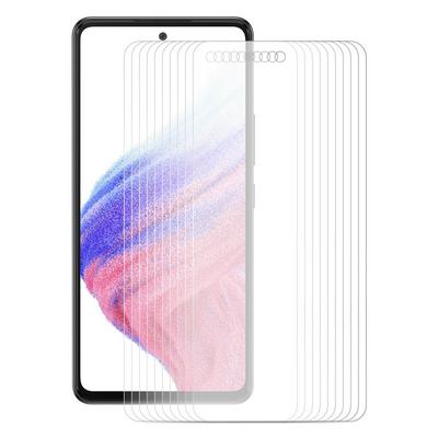 10Pcs ENKAY Hat-Prince For Samsung Galaxy A53 5G 0.26mm 9H 2.5D Arc Edge Toughened Glass Screen Protector