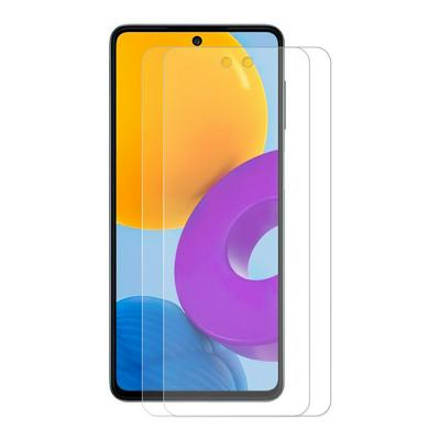 2Pcs ENKAY Hat-Prince For Samsung Galaxy M52 5G 0.26mm 9H 2.5D Arc Edge Toughened Glass Screen Protector