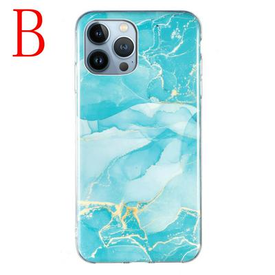 For iPhone 13 Pro Colored Painting Drop Protection Anti-Scratch Soft TPU Phone Case