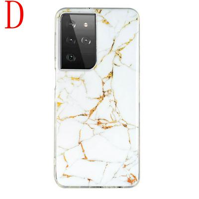For Samsung Galaxy S21 Ultra 5G Colored Painting Drop Protection Anti-Scratch Soft TPU Phone Case