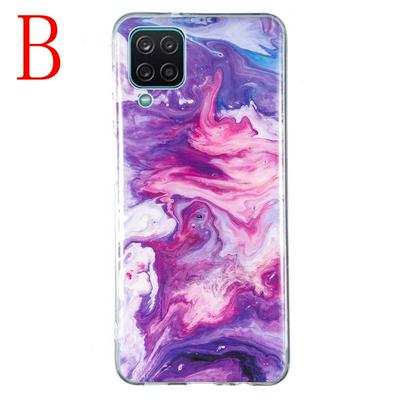 For Samsung Galaxy A12 Colored Painting Drop Protection Anti-Scratch Soft TPU Phone Case