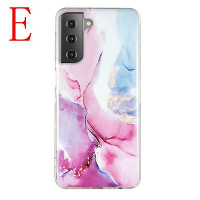 For Samsung Galaxy S21+ 5G Colored Painting Drop Protection Anti-Scratch Soft TPU Phone Case