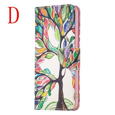 For Samsung Galaxy A14 5G Color Painted Side Flip Scratch Resistant PU Leather Wallet Phone Case