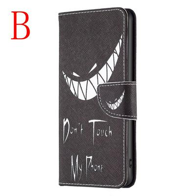 For Samsung Galaxy S23 Color Painted Side Flip Scratch Resistant PU Leather Wallet Phone Case