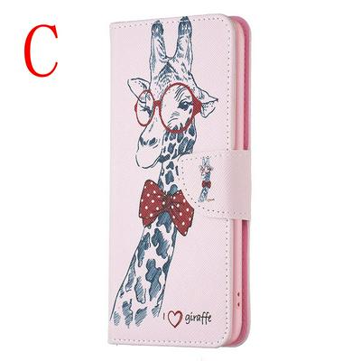 For Samsung Galaxy S23 Ultra Color Painted Side Flip Scratch Resistant PU Leather Wallet Phone Case