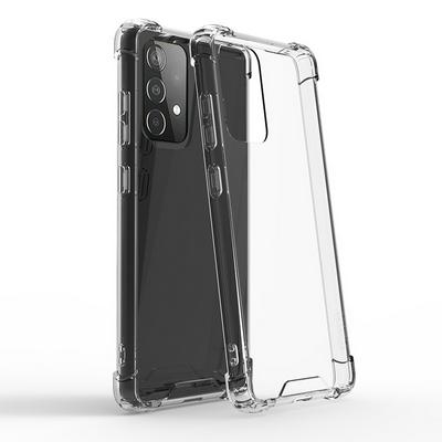 For Samsung Galaxy A52 5G Transparent Acrylic Anti-drop PC+TPU Phone Case