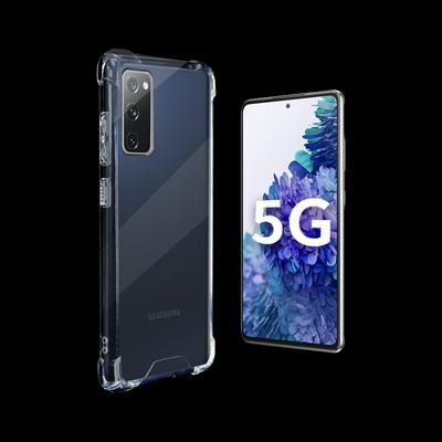 For Samsung Galaxy S20 FE Transparent Acrylic Anti-drop PC+TPU Phone Case