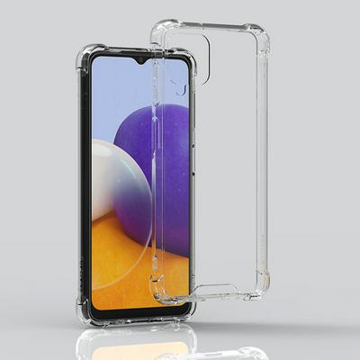 For Samsung Galaxy A22 4G Transparent Acrylic Anti-drop PC+TPU Phone Case