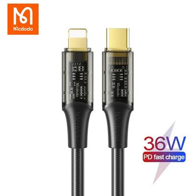 Mcdodo 36W PD USB Type C Cable For iPhone 14 13 12 11 Pro Max XR XS iPad USB C to lightning Cable Phone Fast Charging Data Wire