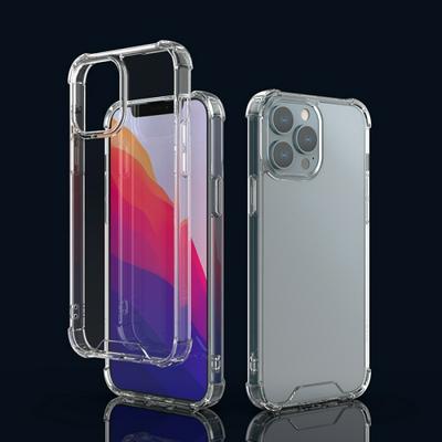 For iPhone 12 Pro /12 Anti-fall TPU + Acrylic Shock Absorption Back Cover Phone Case