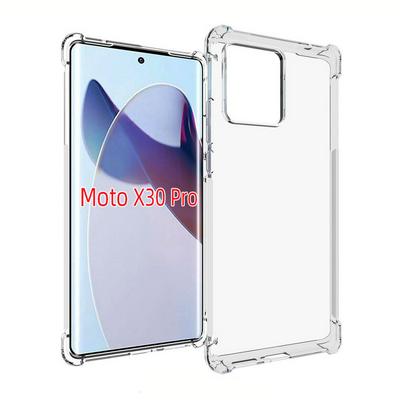 Motorola Edge 30 Ultra/X30 pro Ultra Anti-Fingerprint Non-Slip Waterproof Four Corners Shockproof Transparent Soft TPU Back Cover Protective Case