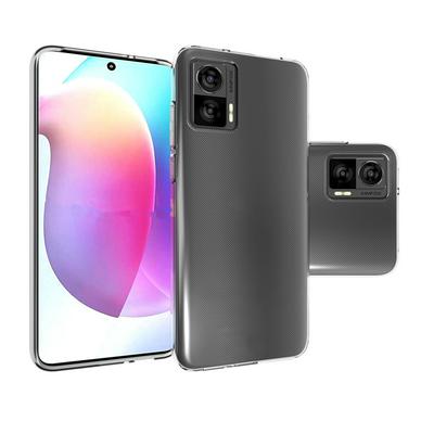 For Motorola Edge 30 Neo Transparent TPU Shockproof Scratch Resistant Back Cover Phone Case