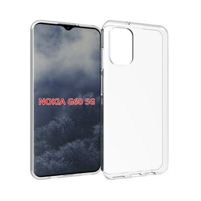 For Nokia G60 5G Transparent TPU Shockproof Scratch Resistant Back Cover Phone Case