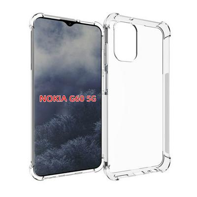 Anti-Fingerprint Non-Slip Waterproof Four Corners Shockproof Transparent Soft TPU Back Cover Protective Case for Motorola G40 Fusion/G60