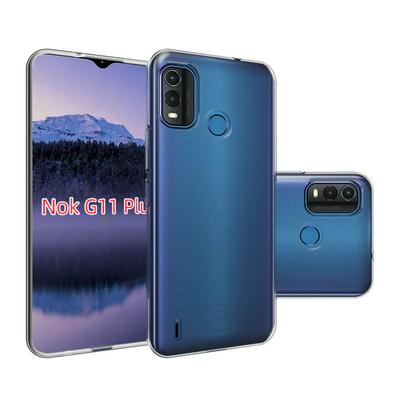 For Nokia G11 plus Transparent TPU Shockproof Scratch Resistant Back Cover Phone Case