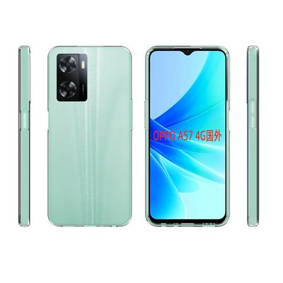 For OPPO A57 4G 2022 Transparent TPU Shockproof Scratch Resistant Back Cover Phone Case