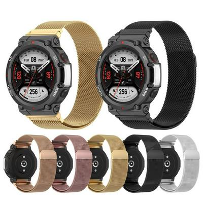 For Huami Amazfit T-Rex 2 Milan Watch Band with Screwdriver