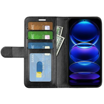 For Redmi note 12 Pro R64 Pattern Single Folded Edge Folio Flip Leather Wallet Phone Case