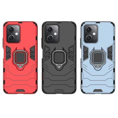 For Xiaomi Poco X5 5G Black Panther 2 in 1 Detachable Magnetic Attraction Shockproof with Stand Hard PC + Soft TPU Back Cover Case