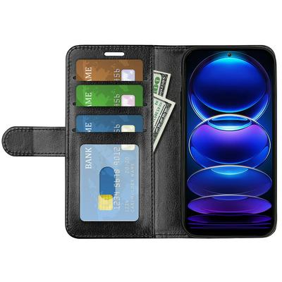 For Redmi note 12 R64 Pattern Single Folded Edge Folio Flip Leather Wallet Phone Case