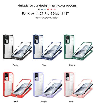 For Xiaomi 12T/12T Pro 360 All Inclusive Protection TPU Back Cover Phone Case