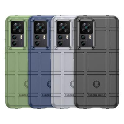 For Xiaomi 12T/12T Pro Shield Protective Series Military-grade Anti-fall Shockproof Soft TPU Back Cover Case