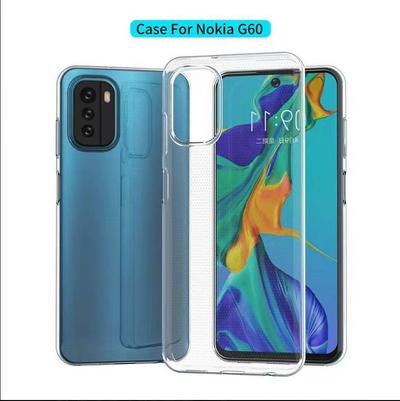For Nokia G60 Transparent TPU Shockproof Scratch Resistant Back Cover Phone Case