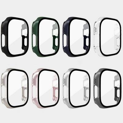 For Apple Watch Ultra 49mm Hard PC Smart Watch Case Anti-scratch Hollow Protective Frame
