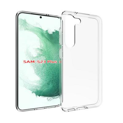 For Samsung Galaxy S23 plus Transparent TPU Shockproof Scratch Resistant Back Cover Phone Case