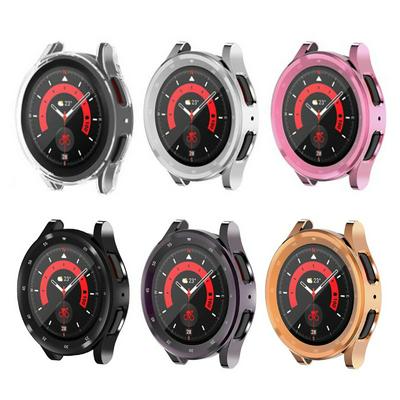For Samsung Galaxy Watch 5 Pro 45mm Full Coverage TPU Watch Case Drop-proof Protective Cover with Scale Design