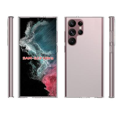 For Samsung Galaxy S23 ultra Transparent TPU Shockproof Scratch Resistant Back Cover Phone Case